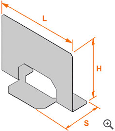 Przekadka ruchoma do szaf format A4